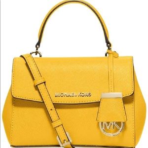 Michael kors Ava extra small crossbody. Sunflower